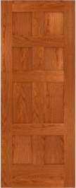 Flat  Panel   Madison  Cherry  Doors